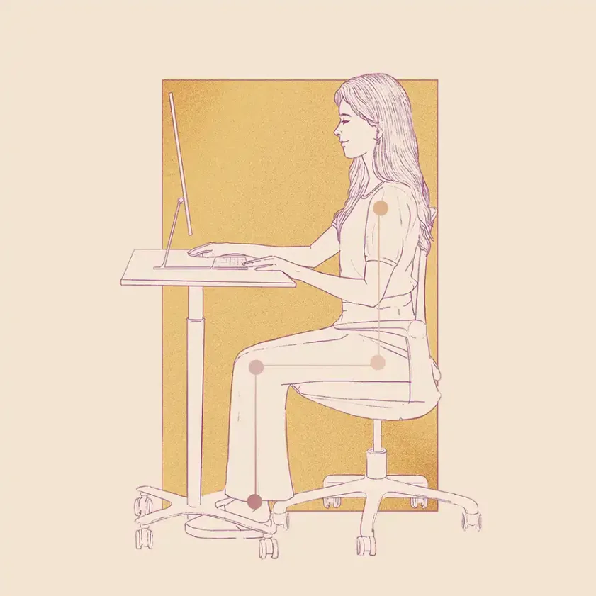 Escritorios elevados: una alternativa sana