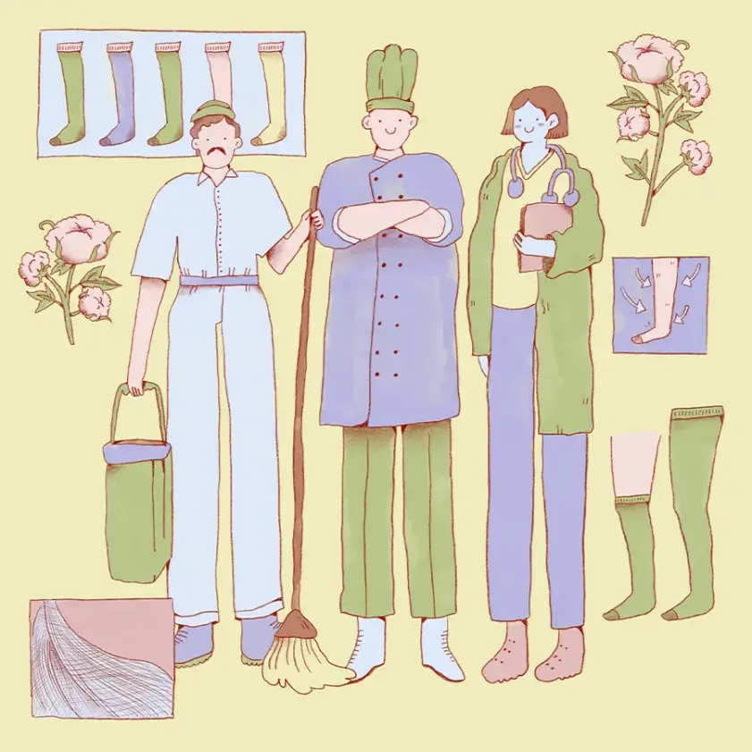 Guía para usar medias de compresión