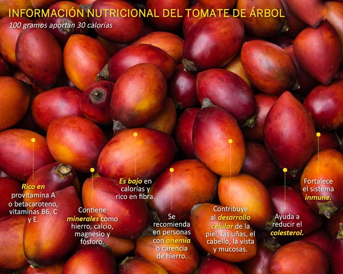 Propiedades del tomate de árbol