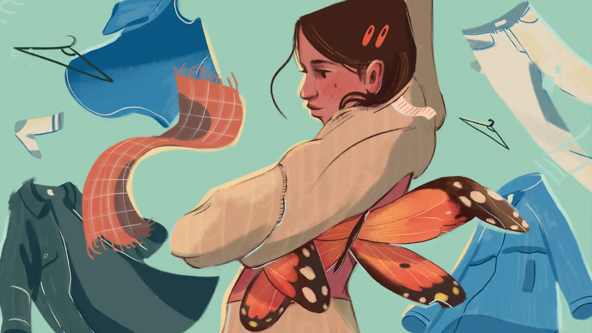 piel de mariposa