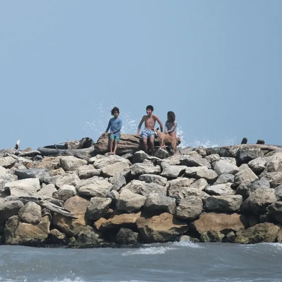 Crianza frente al mar