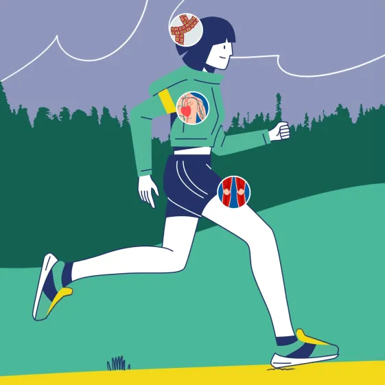 running