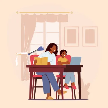 lugar de estudio de los niños